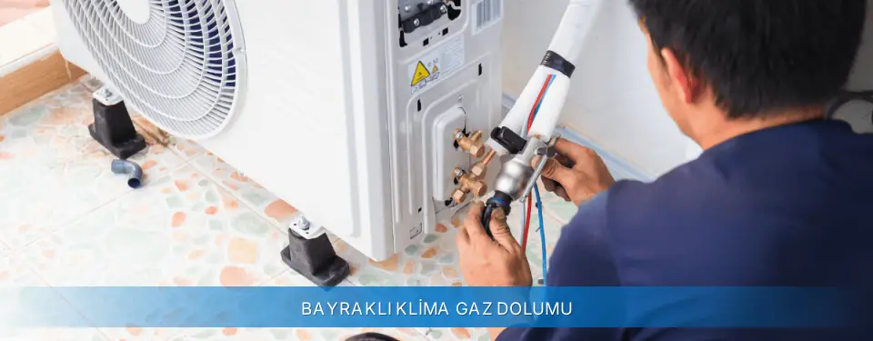 Bayraklı İlçemi Alarko Carrier Klima Gaz Dolumu